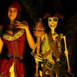 Pirate Jessica has a skeleton in the closet