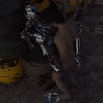 NR-02 robot gets banged in an alley
