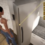 Checking the fridge in Sensual Adventures the Game